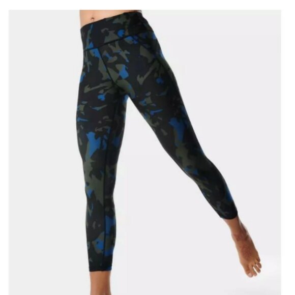 SWEATY BETTY ALL DAY CAMO LEGGINGS - SZ XL/US 12 - Picture 1 of 6